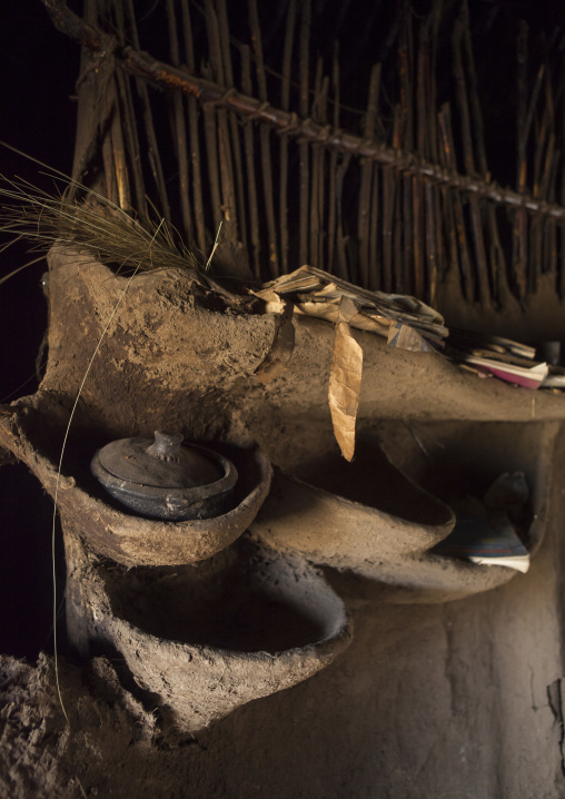 The Inside Of A Hut, Lalibela, Ethioipia