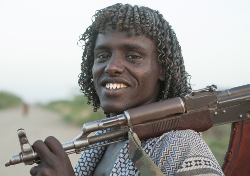 Afar Tribe Warrior, Afambo, Afar Regional State, Ethiopia