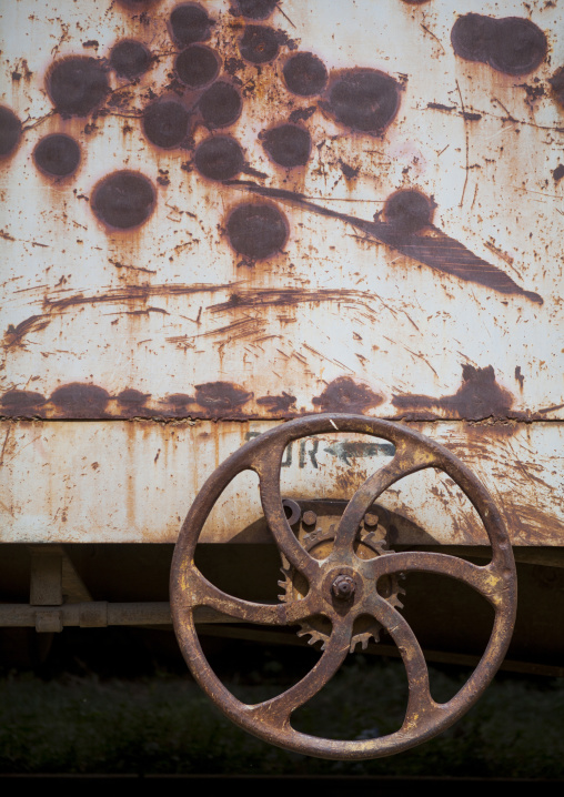Old Rusty Train In The Railway Station, Dire Dawa, Ethiopia