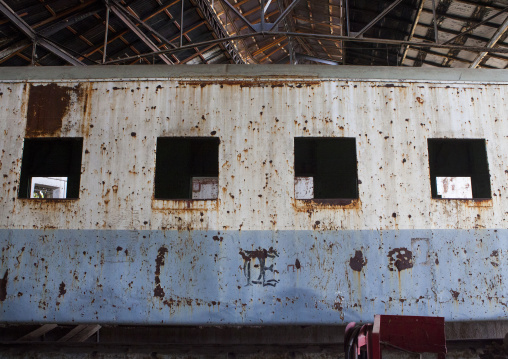 Old Rusty Train In The Railway Station, Dire Dawa, Ethiopia