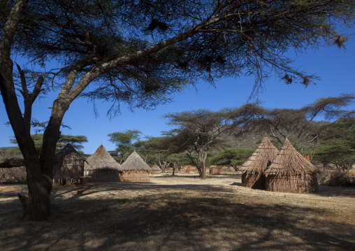 Traditional Village In Borana Tribe, Ola Alakadjilo, Ethiopia