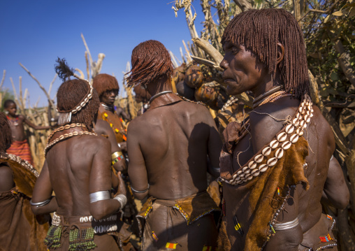 Mourning Ceremony In Hamer Tribe, Turmi, Omo Valley, Ethiopia
