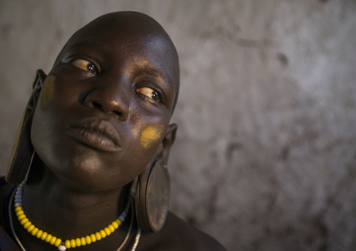 Mursi Tribe Beauty, Hail Wuha Village, Omo Valley, Ethiopia