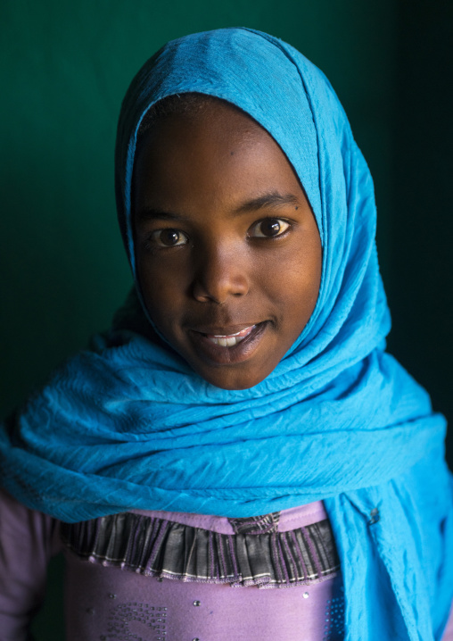 Harari Muslim Girl, Harar, Ethiopia