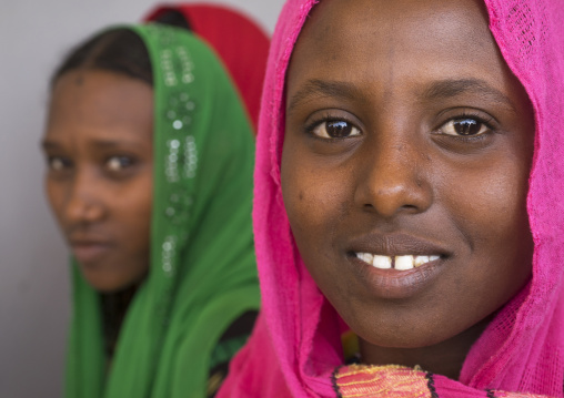 Afar Tribe Girls, Afambo, Afar Regional State, Ethiopia