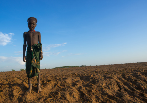 Dassanech tribe boy, Omo valley, Omorate, Ethiopia