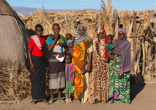 Afar tribe family, Afar region, Afambo, Ethiopia