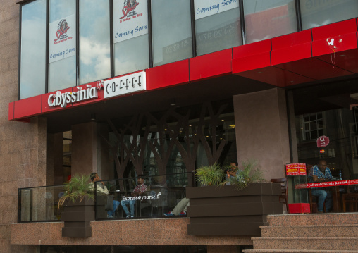 Abyssinia coffee in a mall, Addis abeba region, Addis ababa, Ethiopia