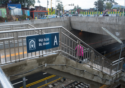 Ethiopian railways constructed by china, Addis abeba region, Addis ababa, Ethiopia