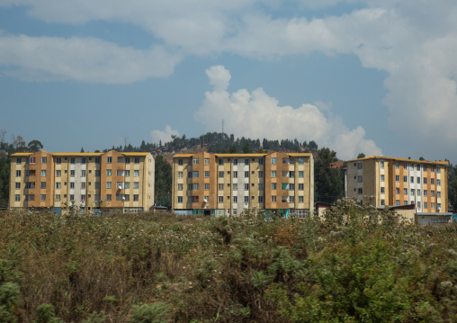 Popular and middle class new apartments blocks, Addis abeba region, Addis ababa, Ethiopia