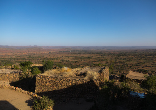 Traditional Argoba stone houses village, Harari Region, Koremi, Ethiopia