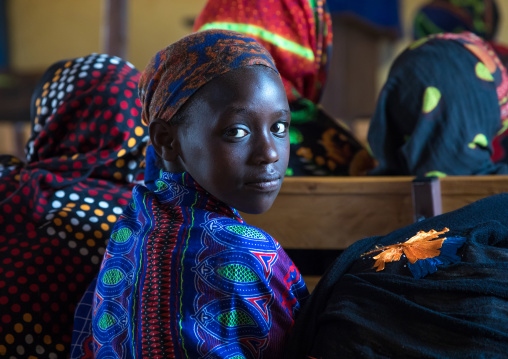 Borana children during sunday church service, Oromia, Yabelo, Ethiopia