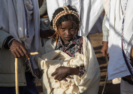 Dabale age grade boy during the Gada system ceremony in Borana tribe, Oromia, Yabelo, Ethiopia