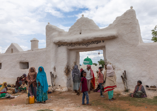 Gate of the shrine which hosts the tomb of sufi Sheikh Hussein , Oromia, Sheik Hussein, Ethiopia