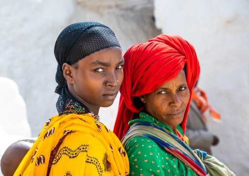 Oromo pilgrims women in Sheikh Hussein shrine, Oromia, Sheik Hussein, Ethiopia