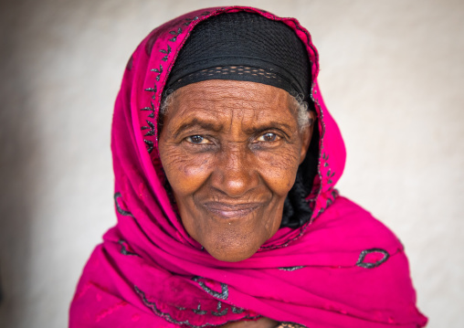 Oromo pilgrim woman in Sheikh Hussein shrine, Oromia, Sheik Hussein, Ethiopia