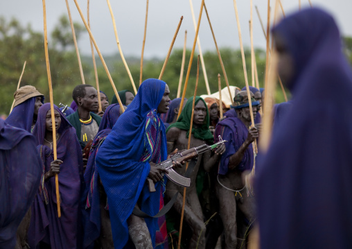 Donga Stick Fighting Ritual, Surma Tribe, Omo Valley, Ethiopia