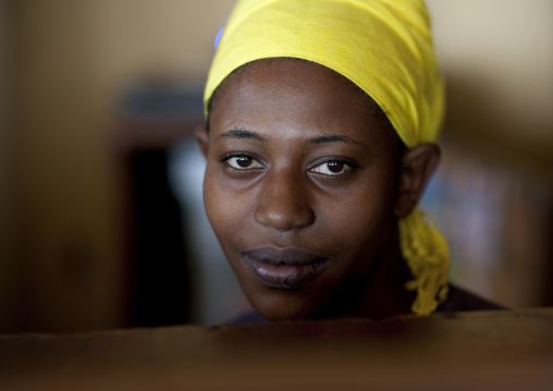 Waitress, Dima town, Gambella province, Ethiopia
