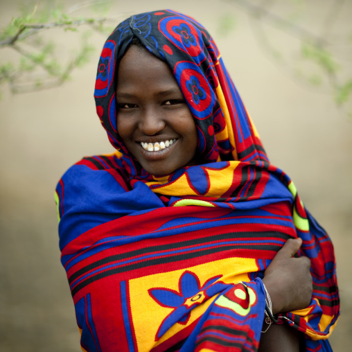 Veiled Karrayyu Girl, Lake Metahara Area, Ethiopia