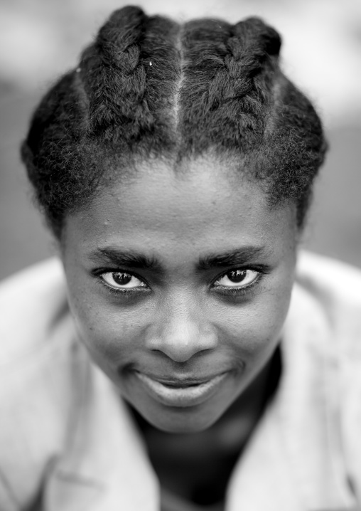 Oromo Woman At Woliso Market, Ethiopia