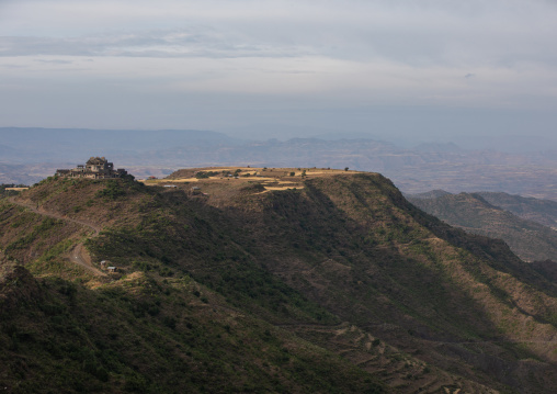 Landscape on the mountains, Amhara Region, Lalibela, Ethiopia