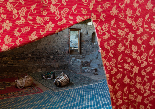 Drums in nakuto lab rock church, Amhara Region, Lalibela, Ethiopia