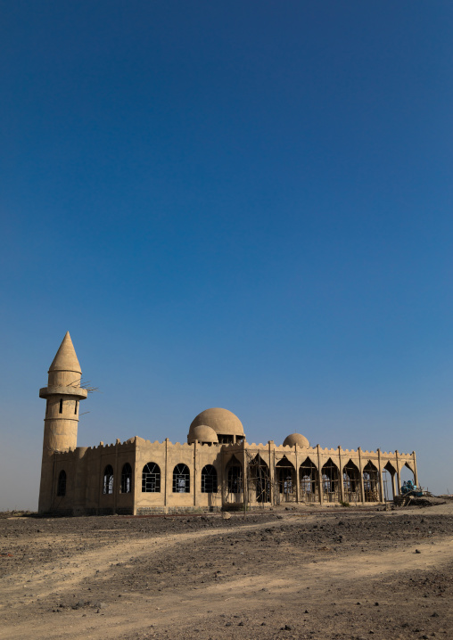 New mosque being built, Afar Region, Assayta, Ethiopia