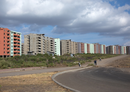 New apartments blocks, Addis Ababa Region, Addis Ababa, Ethiopia