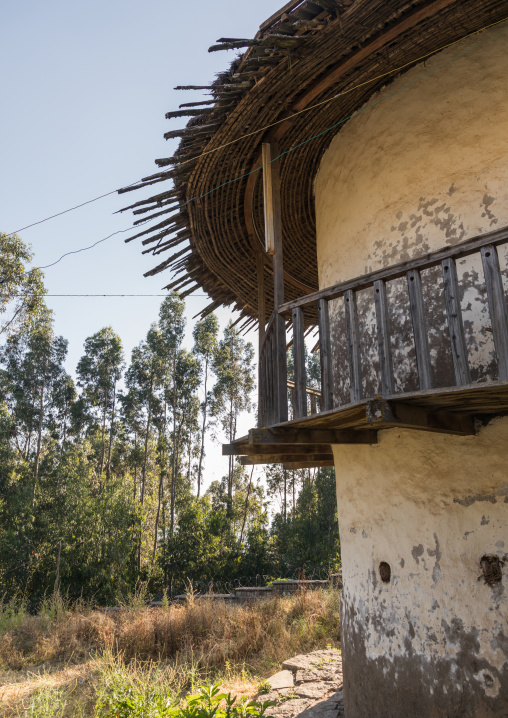 Exterior view to Menelik II palace at the top of Entoto mount, Addis Ababa Region, Addis Ababa, Ethiopia