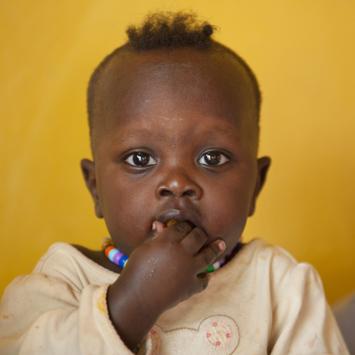 Mingi baby rescued in omochild foundation, Jinka, Omo valley, Ethiopia