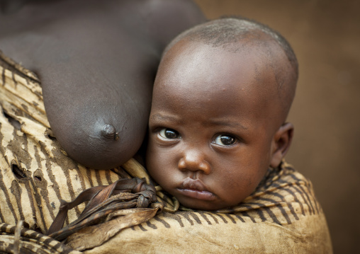 Bodi Tribe Baby, Hana Mursi, Omo Valley, Ethiopia