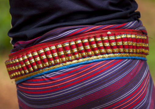 Bana Tribe Man Belt, Key Afer, Omo Valley, Ethiopia