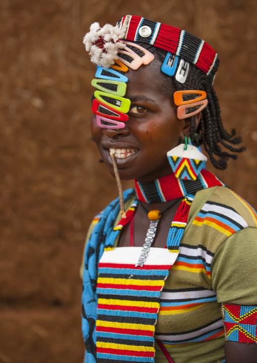 Miss Biremuda, Bana Tribe Girl, Key Afer, Omo Valley, Ethiopia