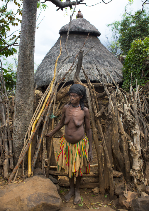 Konso Tribe Woman, Omo Valley, Ethiopia