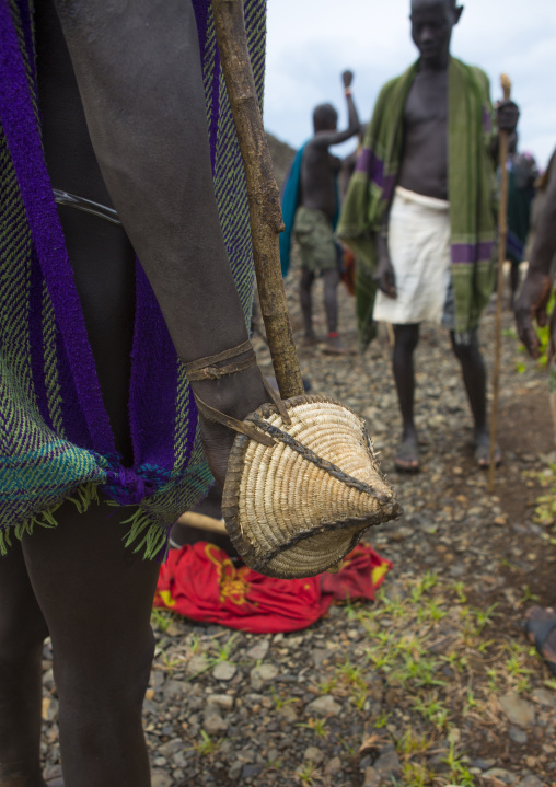 Bodi Tribe People During Kael Ceremony, Hana Mursi, Omo Valley, Ethiopia