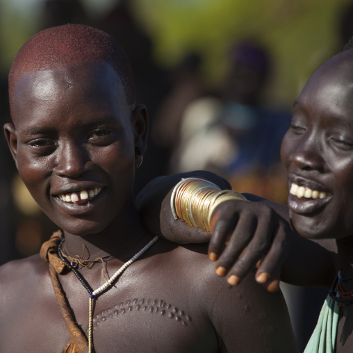 Bodi Tribe Women, Hana Mursi, Omo Valley, Ethiopia