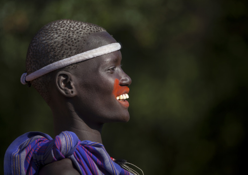 Bodi Tribe Woman, Hana Mursi, Omo Valley, Ethiopia