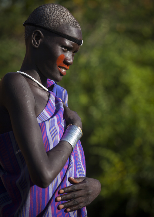 Bodi Tribe Woman, Hana Mursi, Omo Valley, Ethiopia