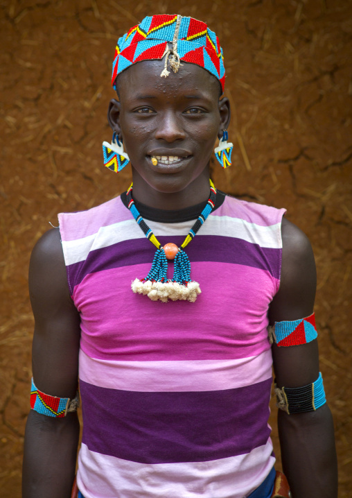 Bana Tribe Man, Key Afer, Omo Valley, Ethiopia
