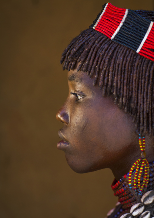 Hamer Tribe Teenager, Turmi, Omo Valley, Ethiopia