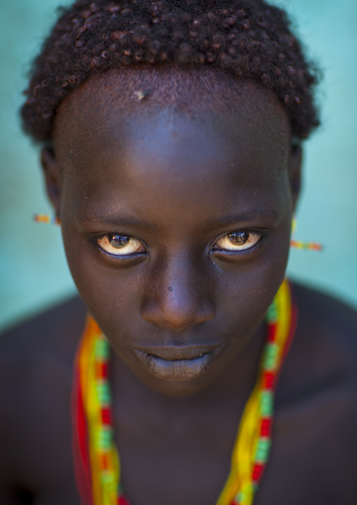 Hamer Tribe Teenager, Turmi, Omo Valley, Ethiopia