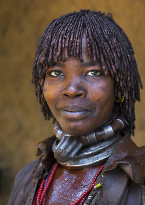 Hamer Tribe Woman, Turmi, Omo Valley, Ethiopia
