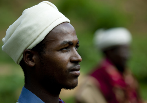 Young Turbaned Borana Tribe Man Portrait, Omo Valley, Ethiopia