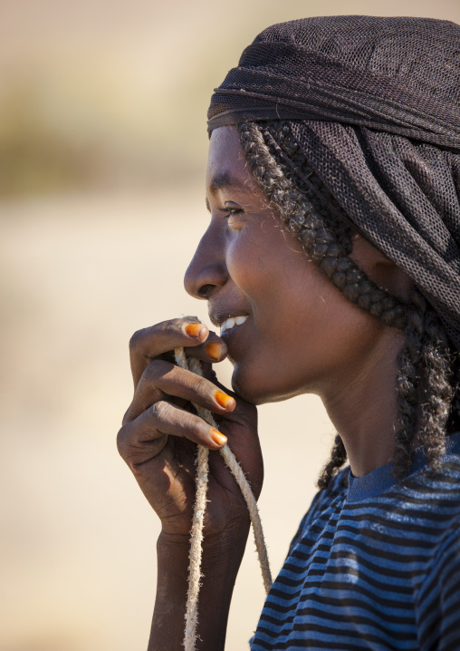 Afar tribe woman, Assaita, Afar regional state, Ethiopia
