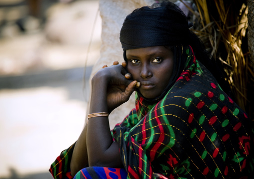 Afar tribe woman, Assaita, Afar regional state, Ethiopia