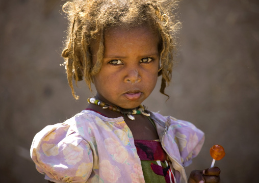 Afar tribe girl, Assaita, Afar regional state, Ethiopia