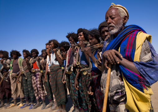 Afar tribe warriors, Assaita, Afar regional state, Ethiopia