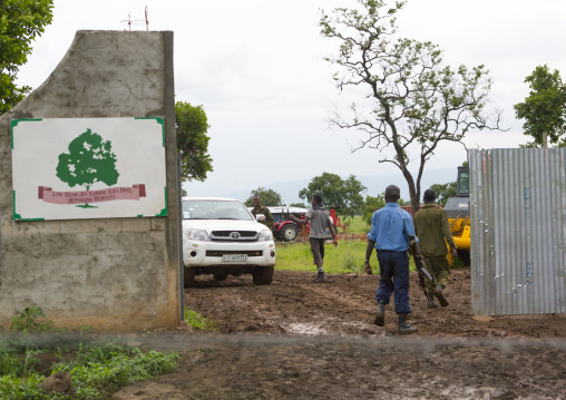 Headquarters of the koka plantation, Omo valley, Ethiopia