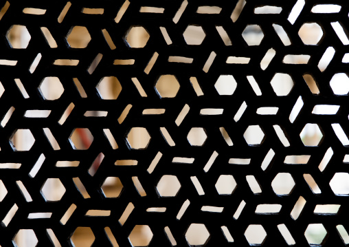 Jali window in the city palace, Rajasthan, Udaipur, India