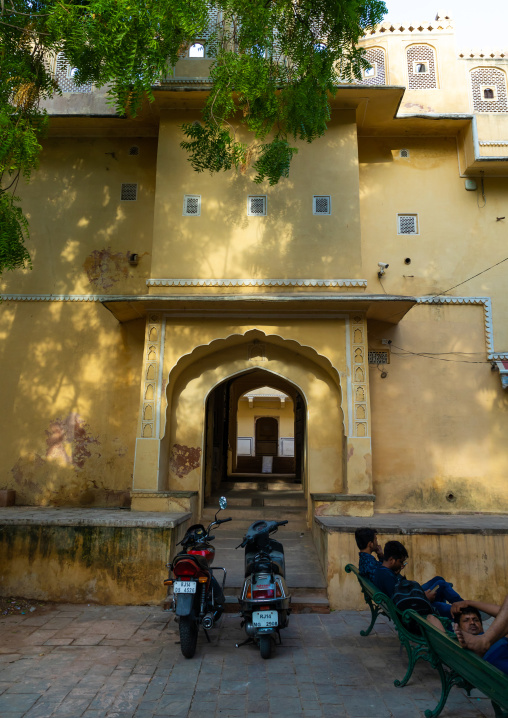 Back side of Hawa Mahal palace of wind, Rajasthan, Jaipur, India